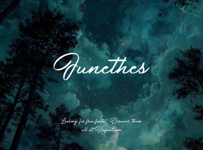 Junethes Font