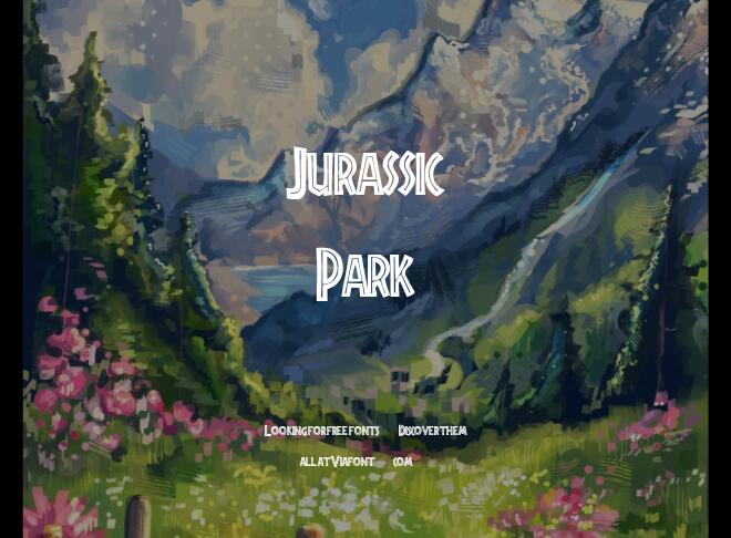 Jurassic Park Font