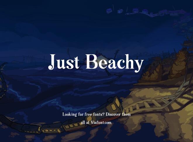 Just Beachy Font