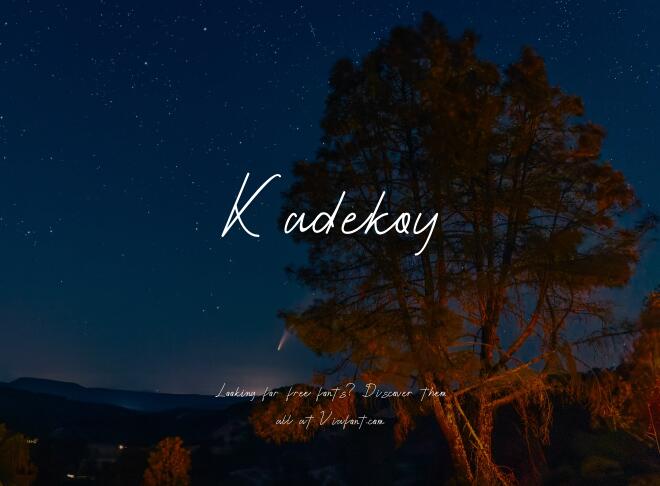 Kadekoy Font