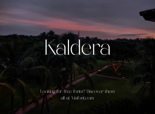 Kaldera Font