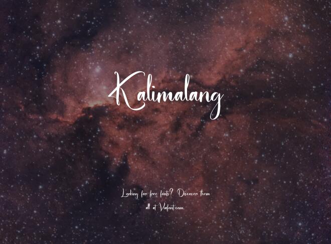 Kalimalang Font