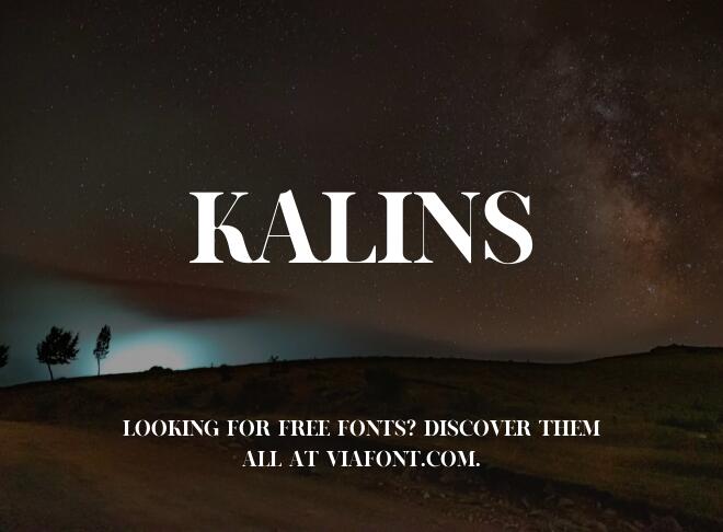 Kalins Font