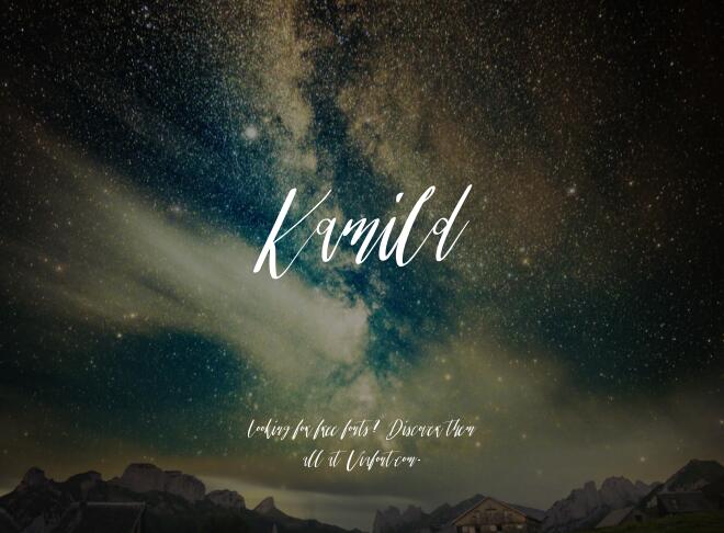 Kamild Font