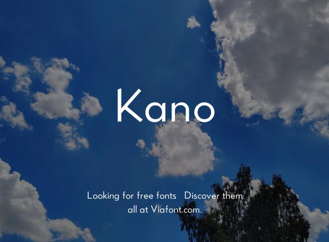 Kano Font
