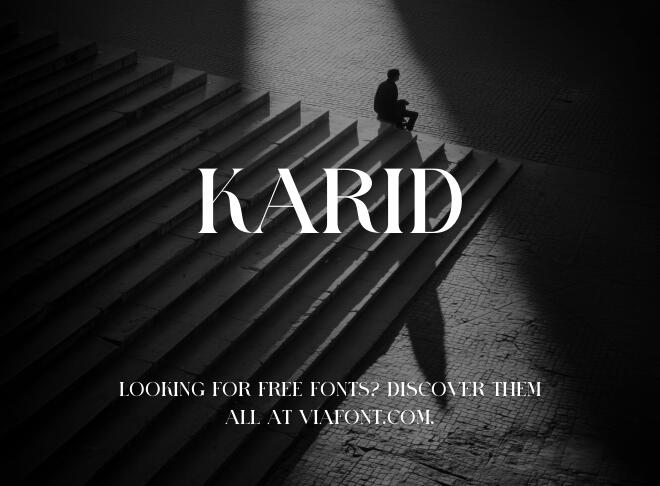 Karid Font