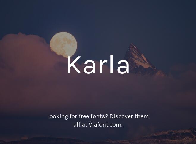 Karla Font