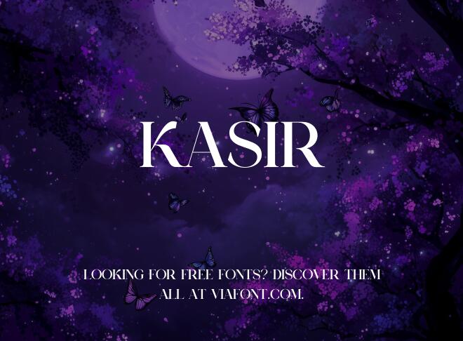 Kasir Font