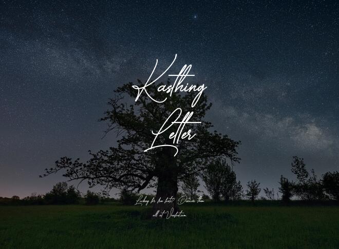 Kasthing Letter Font