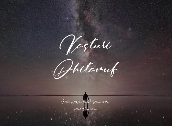 Kasturi Dhitamuf Font