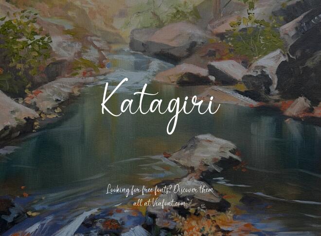 Katagiri Font