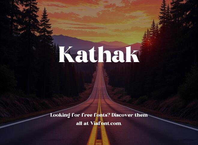 Kathak Font