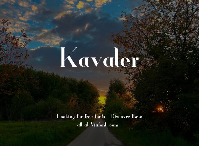 Kavaler Font