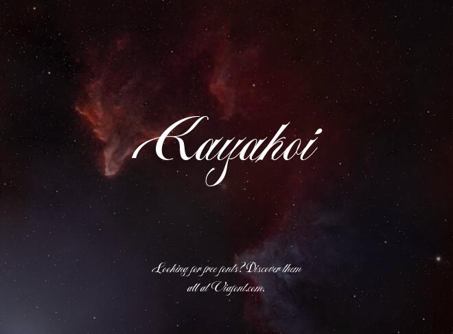 Kayakoi Font