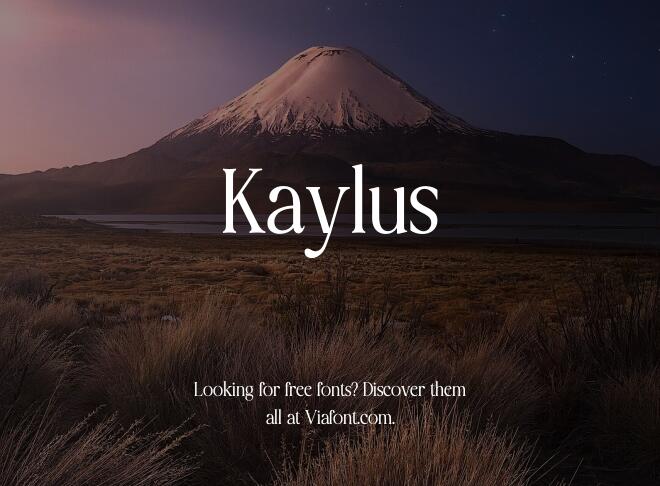 Kaylus Font