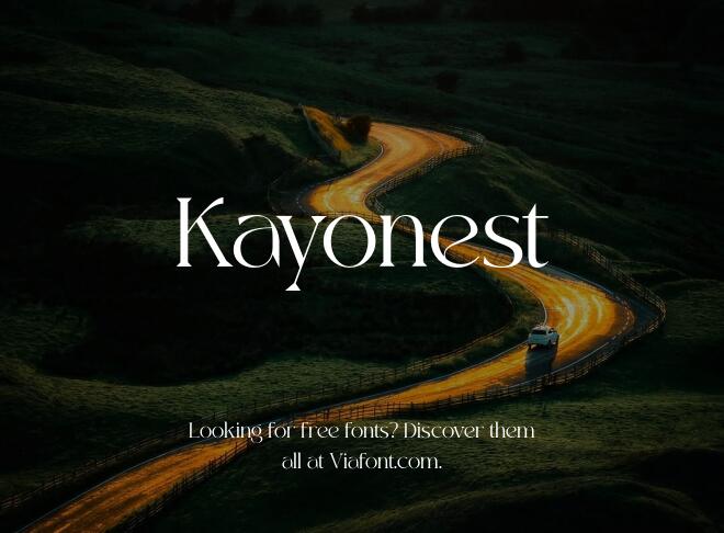 Kayonest Font