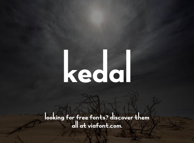 Kedal Font