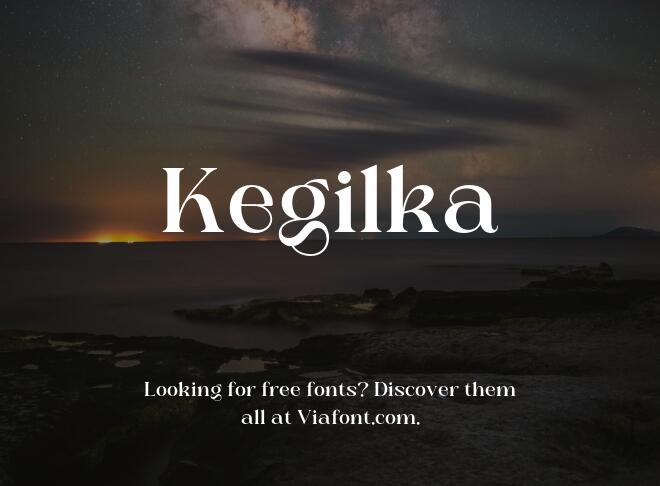 Kegilka Font