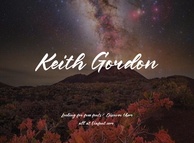 Keith Gordon Font