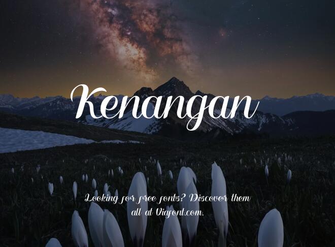 Kenangan Font