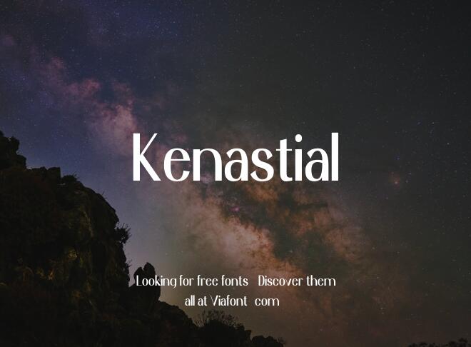 Kenastial Font