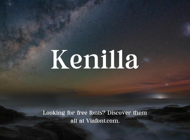 Kenilla Font