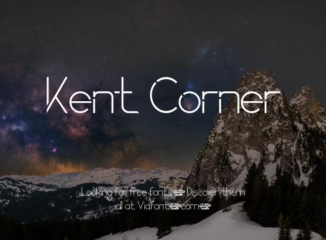 Kent Corner Font