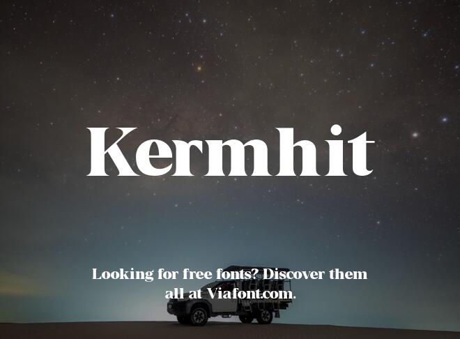 Kermhit Font