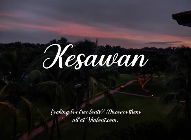 Kesawan Font