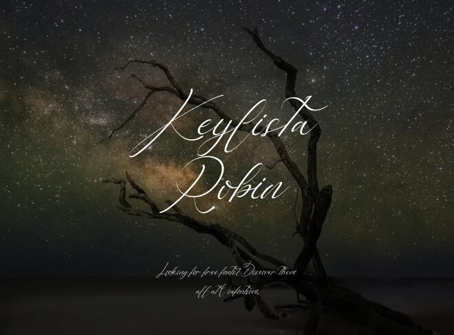 Keylista Robin Font