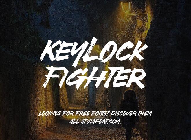 Keylock Fighter Font