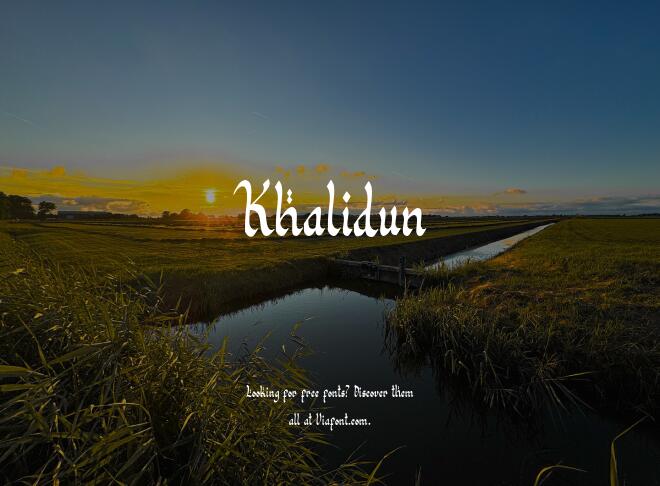 Khalidun Font
