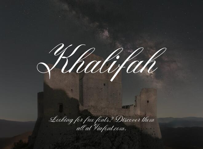 Khalifah Font