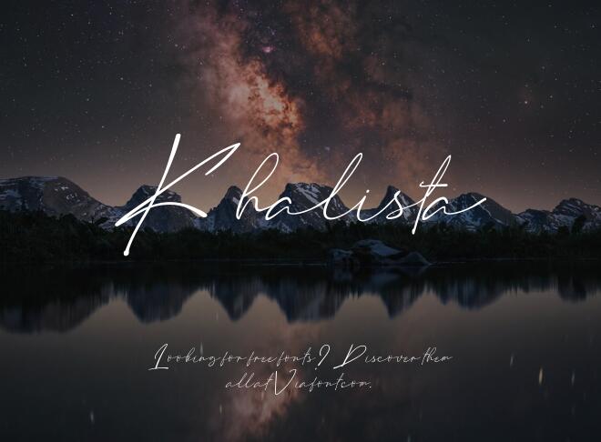 Khalista Font