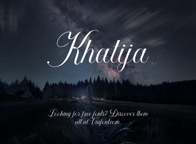 Khatija Font