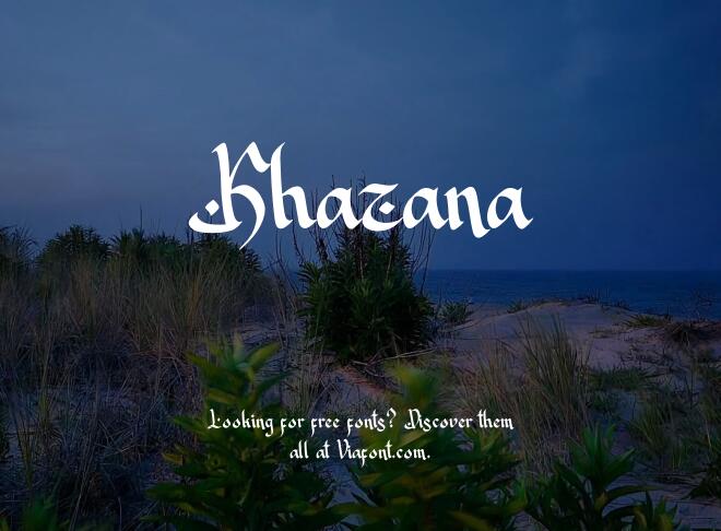 Khazana Font