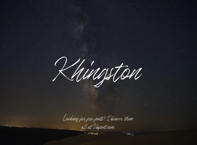Khingston Font