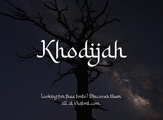 Khodijah Font