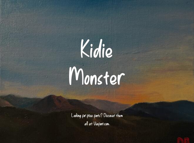 Kidie Monster Font