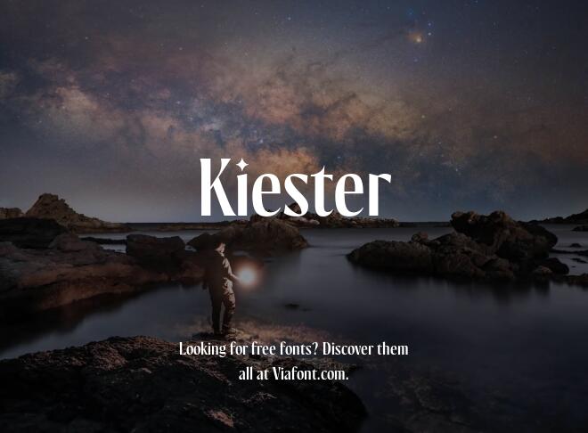 Kiester Font