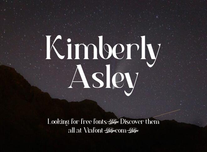 Kimberly Asley Font