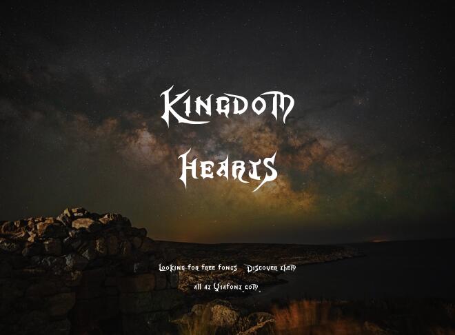 Kingdom Hearts Font