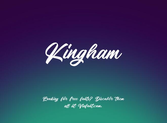 Kingham Font
