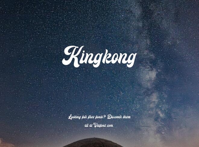 Kingkong Font