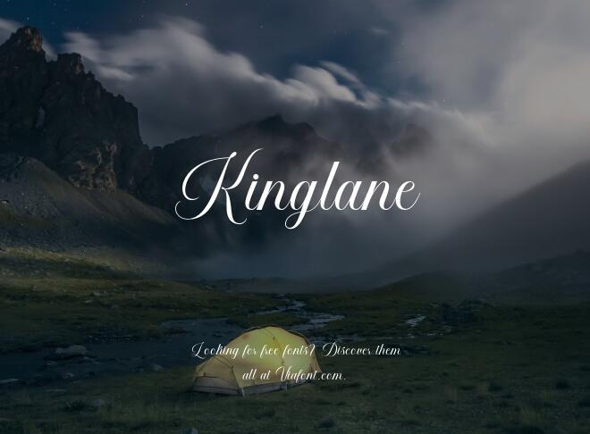 Kinglane Font