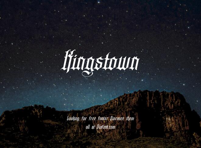 Kingstown Font