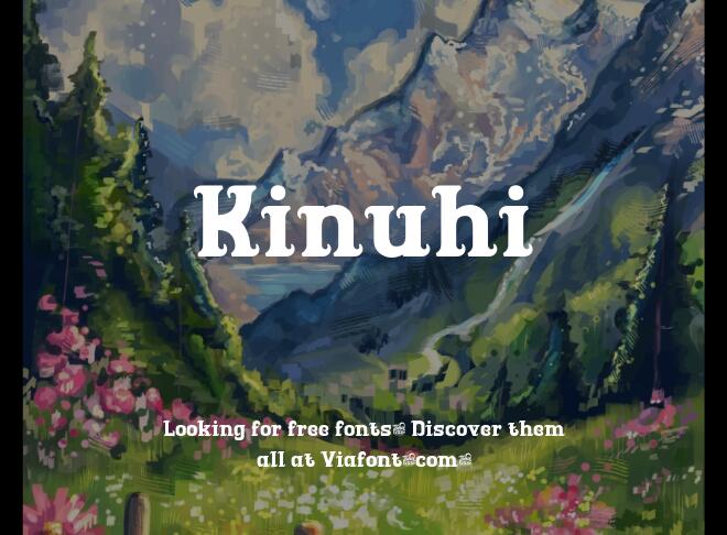 Kinuhi Font