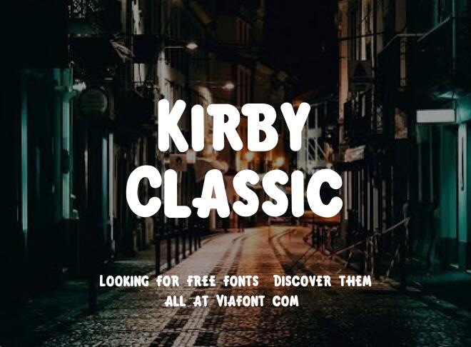 Kirby Classic Font