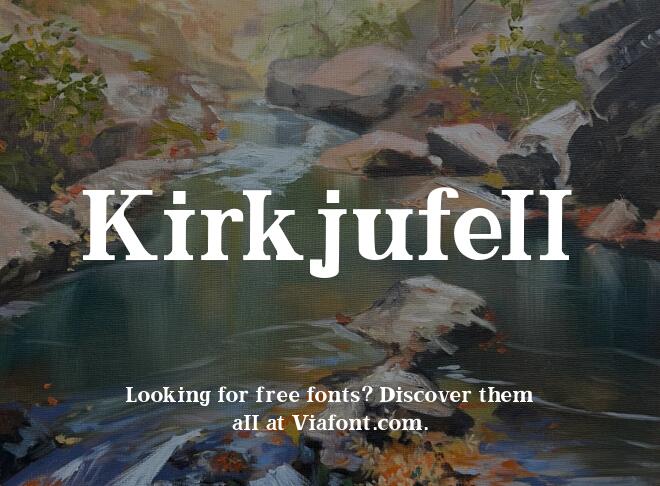 Kirkjufell Font