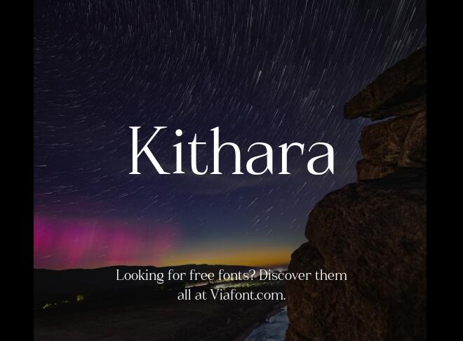 Kithara Font